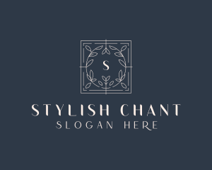 Stylish Floral Event logo design