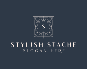 Stylish Floral Event logo design