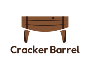 Wood Barrel Table logo design