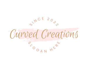 Feminine Watercolor Cursive logo design