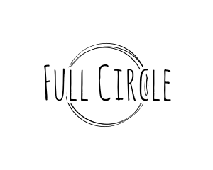 Line Art Sketch Circle logo design