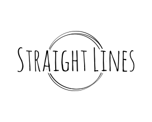 Line Art Sketch Circle logo design