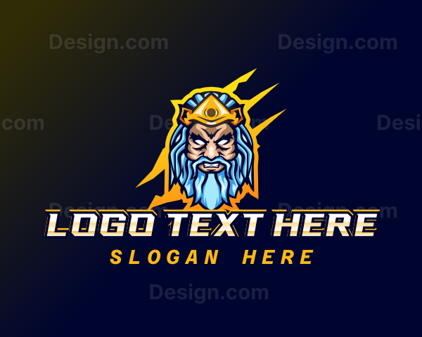 Greek God Zeus Logo