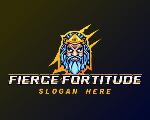Greek God Zeus logo