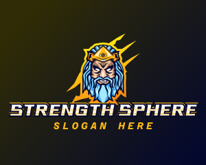 Greek God Zeus logo