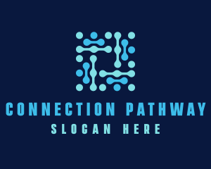 Blue Circuit Connection logo