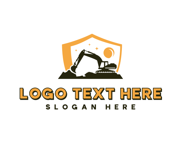 Excavator logo example 4