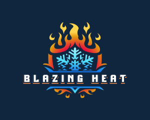 Ice Shield Blaze logo design