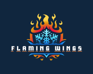 Ice Shield Blaze logo design