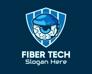 Gamer Tech Eye Eyeball  logo design