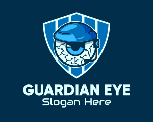 Gamer Tech Eye Eyeball  logo design