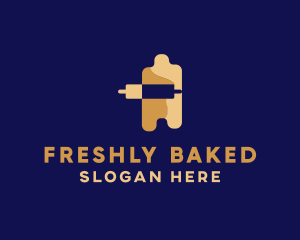 Rolling Pin Dough  logo design