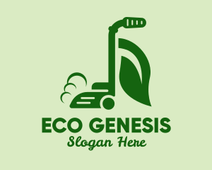 Eco Friendly Vacuum Cleaner  logo design