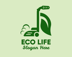 Eco Friendly Vacuum Cleaner  logo design