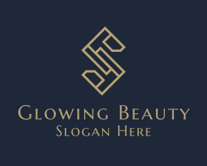 Luxury Geometric Business Letter S logo