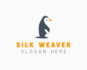 Penguin & Rabbit Animals logo design