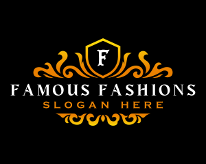 Deluxe Fashion Shield logo design