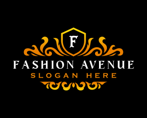 Deluxe Fashion Shield logo design