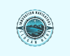 Compass Beach Travel logo design