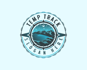 Compass Beach Travel logo design