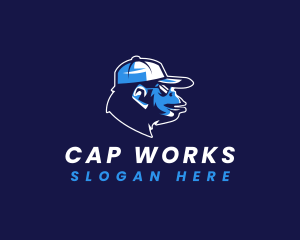 Monkey Cap Sunglasses logo design