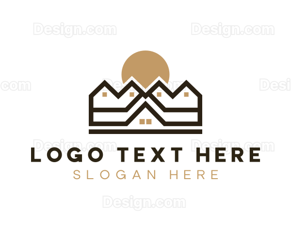 Roofing Contractor Builder Logo