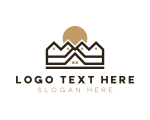 Roofing Contractor Builder Logo