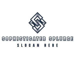 Industrial Company Letter S logo design