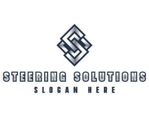 Industrial Company Letter S logo design