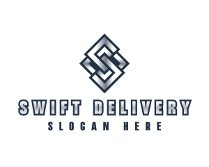 Industrial Company Letter S logo design