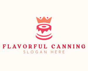 Cake Crown Pastry logo design