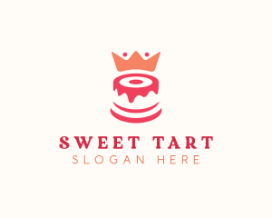 Cake Crown Pastry logo design