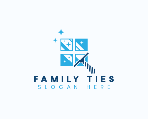 Window Cleaning Tie logo design