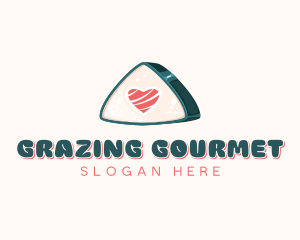 Sushi Snack Food logo design