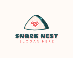 Sushi Snack Food logo design