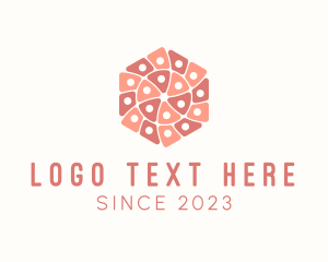 Geometric Hexagon Textile logo
