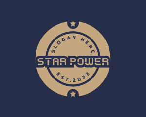 Military Circle Star logo design