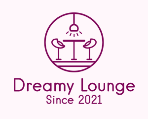 Lounge Bar Outline logo design