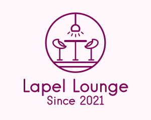 Lounge Bar Outline logo design