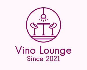 Lounge Bar Outline logo design