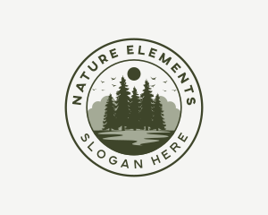 Forest Tree Nature logo design