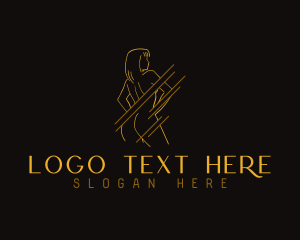 Alluring Nude Female Logo