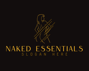 Alluring Nude Female logo design