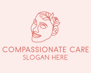 Organic Cosmetics Skin Care  logo design