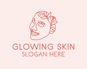 Organic Cosmetics Skin Care  logo design