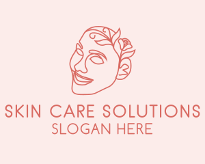 Organic Cosmetics Skin Care  logo design