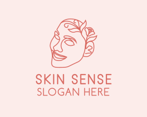 Organic Cosmetics Skin Care  logo design