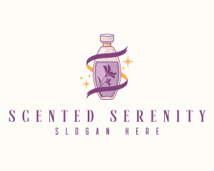 Floral Scent Cologne logo design