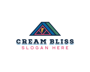 Vermont Ice Cream House logo design