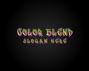 Colorful Neon Graffiti logo design